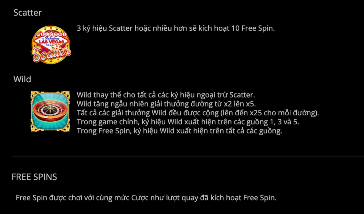 Tinh Nang Super Wild Respins Vegas night